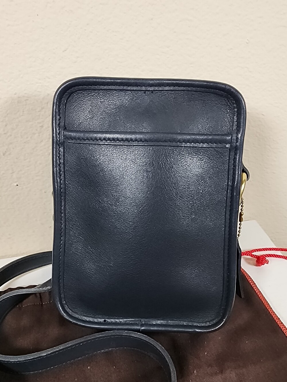 Vintage Coach Navy Kit Bag #9973 - Picture 4 of 12